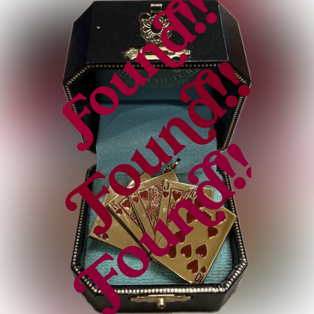 SO tickled pink I’ve finally found my Juicy Couture Royal Flush Charm!!!